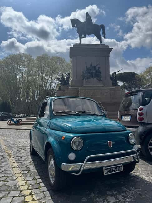 Rome by Fiat 500: Guided Sightseeing Tour by VintageFiat 500 - Giardino degli Aranci: the 30-minute viewpoint that sells the whole trip