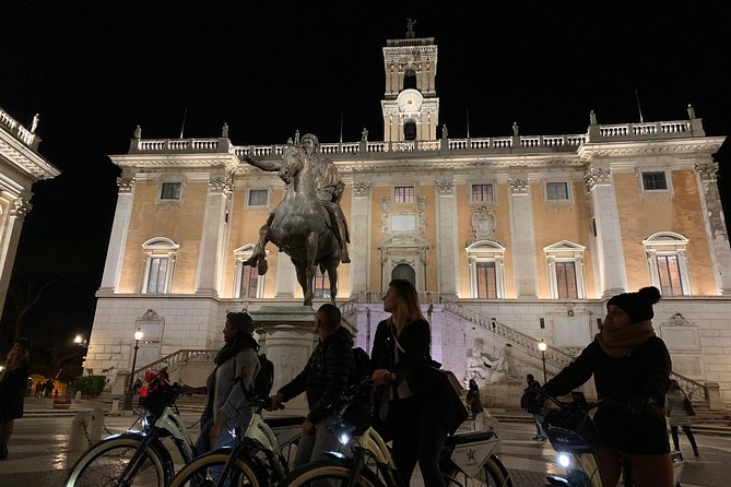 Rome by Night E-Bike Tour with Pizza Option - Piazza Venezia to Campidoglio, Big Views in Small Bites
