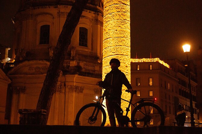 Rome by Night Tour with Top E-bike and optional Italian Dinner - The itinerary, stop by stop, and what to expect at night
