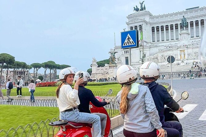 Rome by Vespa: Classic Rome Tour with Pick up - Orange Garden on Aventine Hill and Santa Sabina’s calmer side