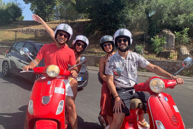 Rome by Vespa – with Francesco: the Best Guided Vespa Tour - Spanish Steps: panorama time from above