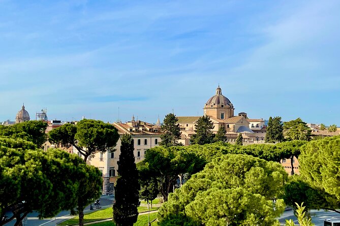 Rome Capitoline Museums Private Guided Tour and Panoramic Views - Marcus Aurelius in the exedra, plus the Forum view underground
