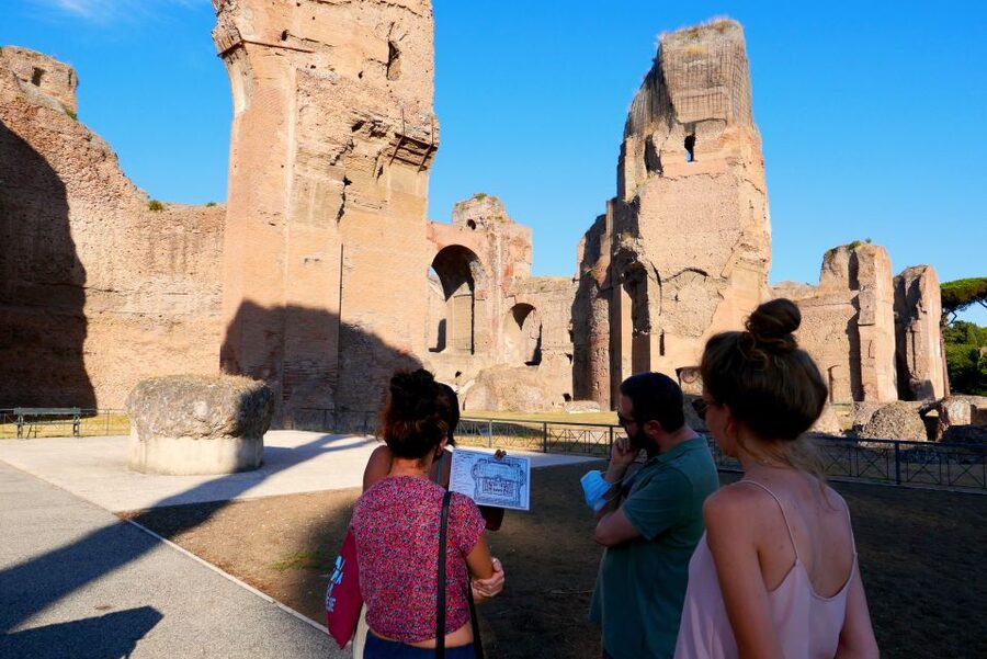Rome: Caracalla Baths & Circus Maximus — Private or Shared - What to look for at Caracalla, from mosaics to underfloor heat