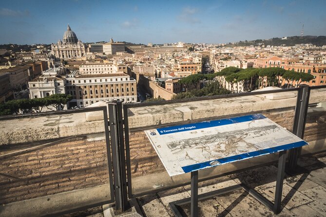 Rome: Castel Sant’Angelo Entry Ticket and Audioguide - The panoramic terrace, where Rome gets big fast