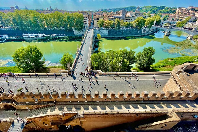 Rome Castel Sant Angelo VIP Private Tour and Panoramic Views - Reaching the terrace: views that make the “VIP” part worthwhile