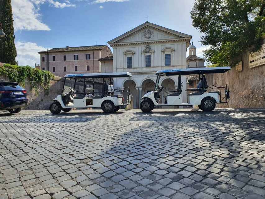 Rome: Catacombs and Appian Way Golf Cart Small-Group Tour - San Callixtus catacombs and Saint Sebastian: the 15 C surprise you should dress for