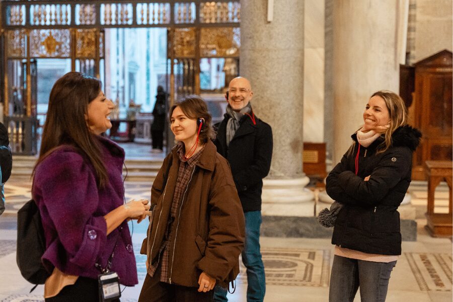 Rome Catacombs Night Tour & Santa Maria Maggiore After Hours - Guides make the difference: Andrew, Ella, Sabrina, and what to listen for