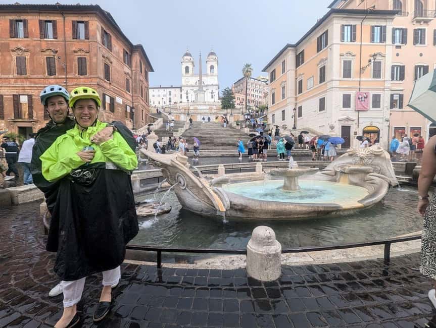 Rome: City Highlights Electric Bike Tour - Pantheon and Trevi Fountain: Classic Stops, Guided Timing