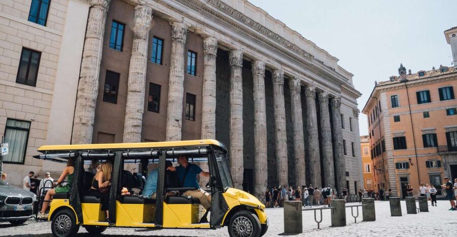 Rome: City Highlights Golf Cart Tour with Local Guide - Trevi Fountain: Coin Toss Time, Plus Prime Photo Position