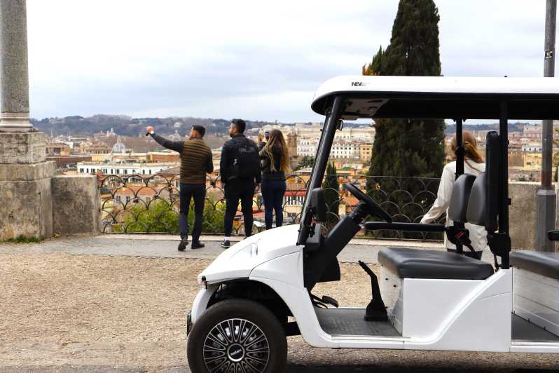 Rome: City Highlights Golf Cart Tour - Villa Borghese Park: Your Calmer First Stop