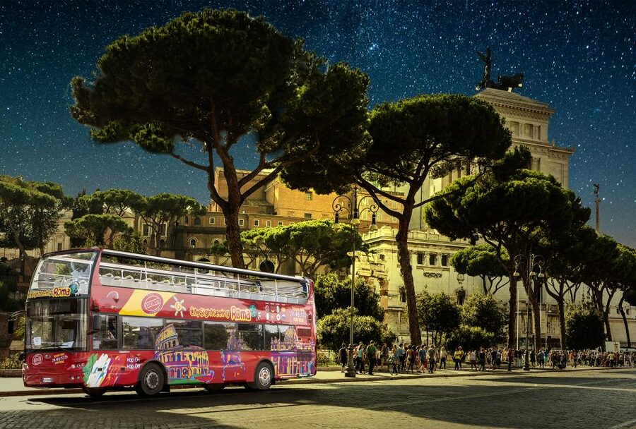Rome: City Highlights Open-Top Bus Night Tour - Onboard WiFi for Photo Sharing (Yes, That Helps)