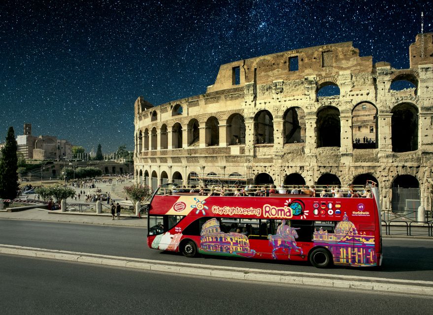 Rome: City Highlights Open-Top Bus Night Tour - Driver Speed and Photo Moments