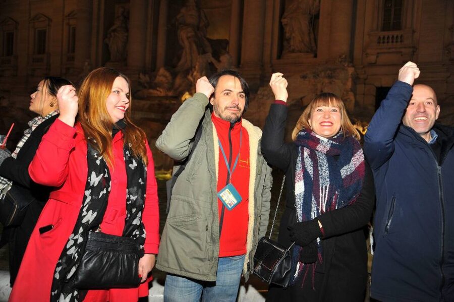 Rome: City Highlights Small Group Walking Tour by Night - The Colosseum exterior finish at Piazza del Colosseo