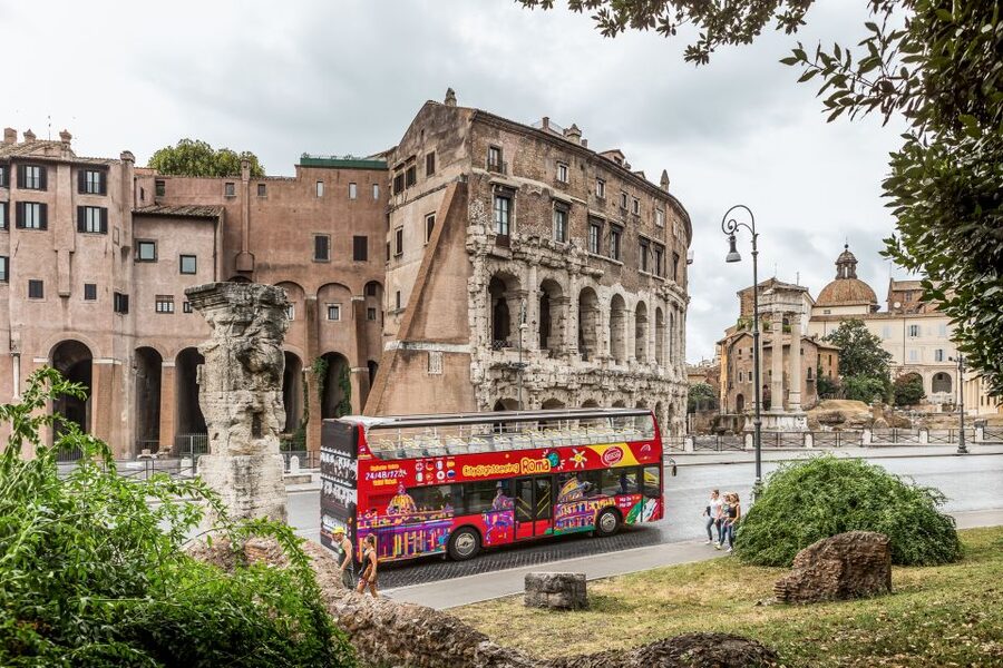 Rome: City Sightseeing Hop-on Hop-off Bus with Audioguide - Colosseum and the Circus Maximus Area