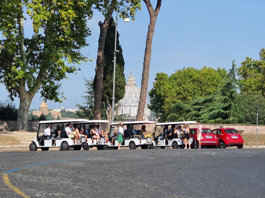 Rome: City Tour by Golf Cart with Gelato - Gianicolo Hill views, and timing the cannon at 12 PM