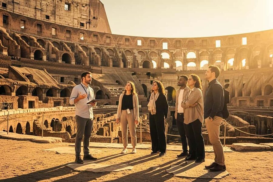 Rome: Colosseum Arena Twilight Tour & Imperial Forum Visit - Trajan’s Column at dusk: why the ending lands so well