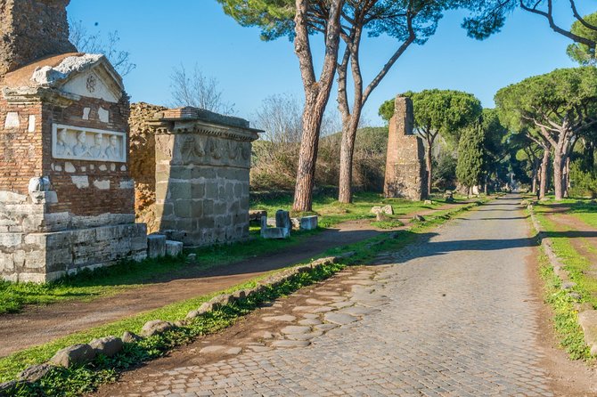 Rome Colosseum & Catacombs Underground Tours & Transfer - Via Appia Antica Transfer: Air-Conditioned Ride, Green Outside, Underground Inside