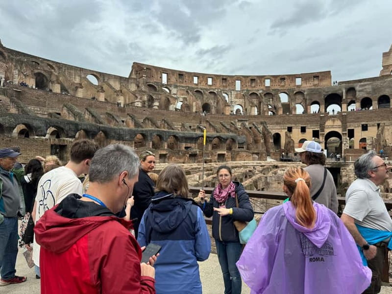 Rome: Colosseum, Forum and Palatine Hill - Colosseum first floor: the seats for the most important spectators