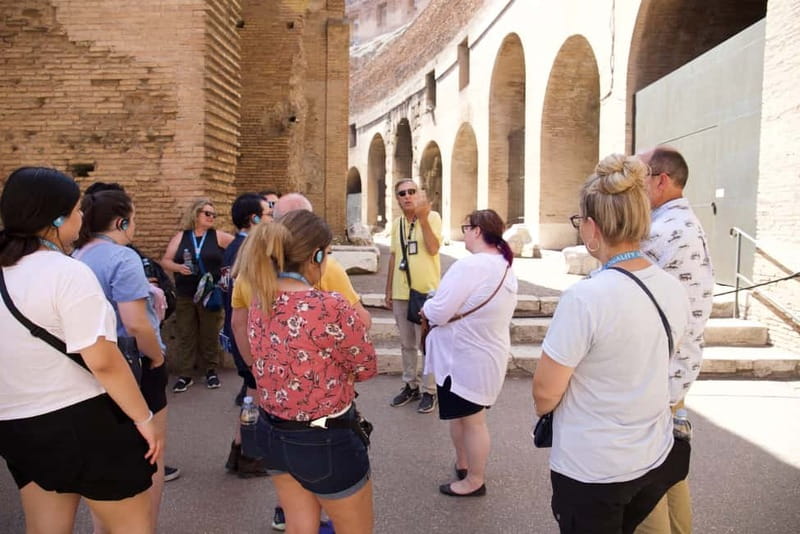 Rome: Colosseum & Roman Forum Guided Tour - Inside the Colosseum: levels, top tiers, and the backstage story