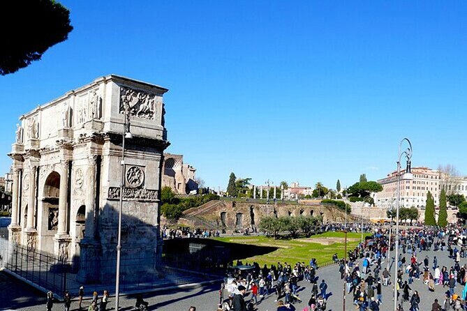 Rome Colosseum, Roman Forum & Palatine Hill Entry with AudioGuide - Entering the Colosseum with a Timed Ticket