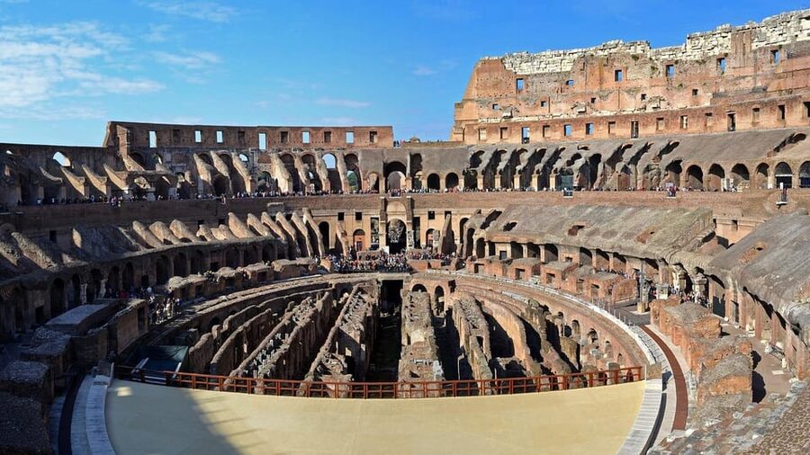 Rome: Colosseum with Access to Arena Floor and Ancient Rome - Roman Forum Stops: Via Sacra and Julius Caesar Temple Ruins