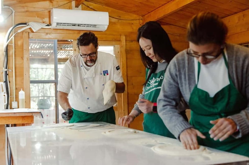 Rome: Combo Pizza and Pasta Cooking Class with Wine - From Metro Laurentina to the Wood Houses Patio