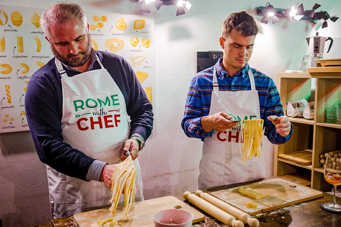Rome Cooking Class 2-in-1: Make Fresh Pasta and Tiramisu Together - Two Roman sauce paths: carbonara or cacio e pepe