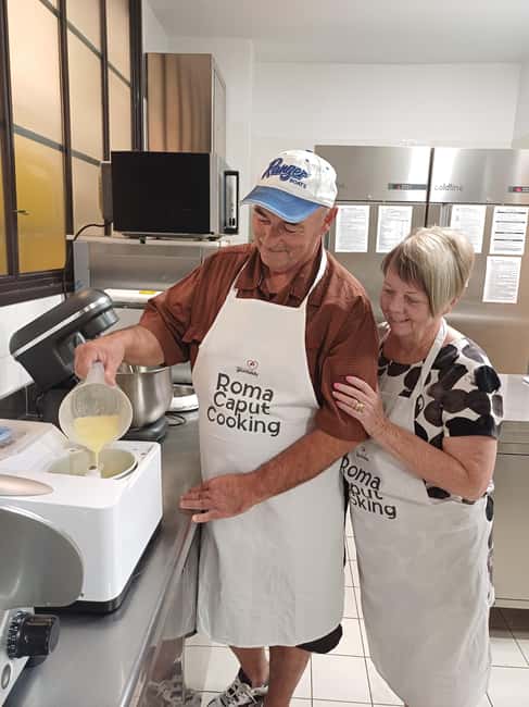Rome cooking: Gelato & Tiramisu with savoiardi Baking class - Small-group energy, hands-on work, and patient teaching