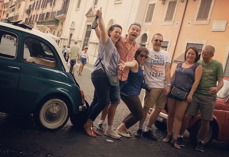 Rome Driving Tour By Vintage Fiat 500 - Colosseum Area Start, Then Photo Stops Around Constantine and Circus Maximus