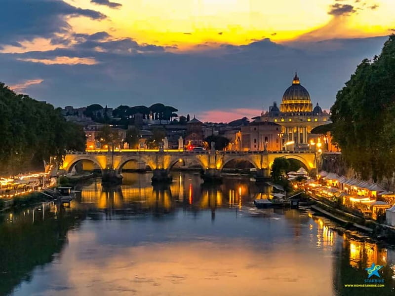 Rome: E-Bike Sunset Tour with Pizza Option - Piazza di Spagna and Castel Sant’Angelo Views