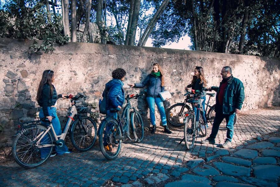 Rome: E-Bike Tour of Appia Antica, Aqueducts, and Caffarella - Starting out at Circus Maximus, then getting out of town fast