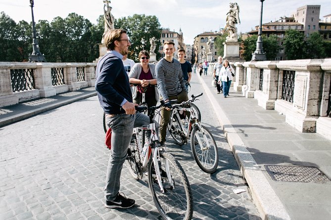 Rome E-Bike Tour – Premium Small Group with Local Guide - The huge square, Trajan’s empire talk, and the wedding-cake monument