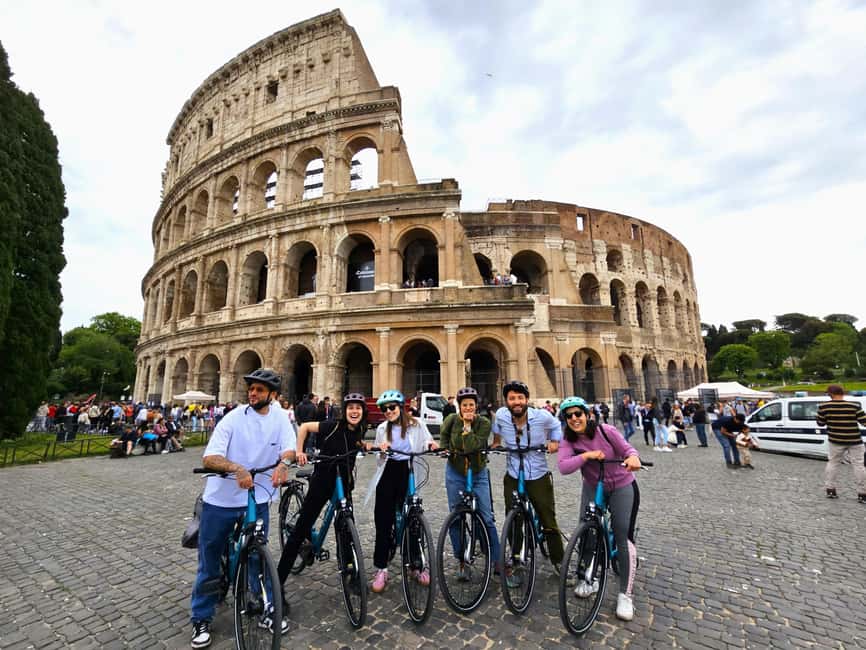 Rome E-Bike Tour with a local! (and a traditional snack) - Trek e-bikes, cobblestones, and hills: what the Bosch assist changes