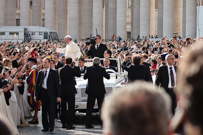 Rome: Escorted Papal Audience Experience with Entry Ticket - Headsets and small-group momentum when the crowds swell