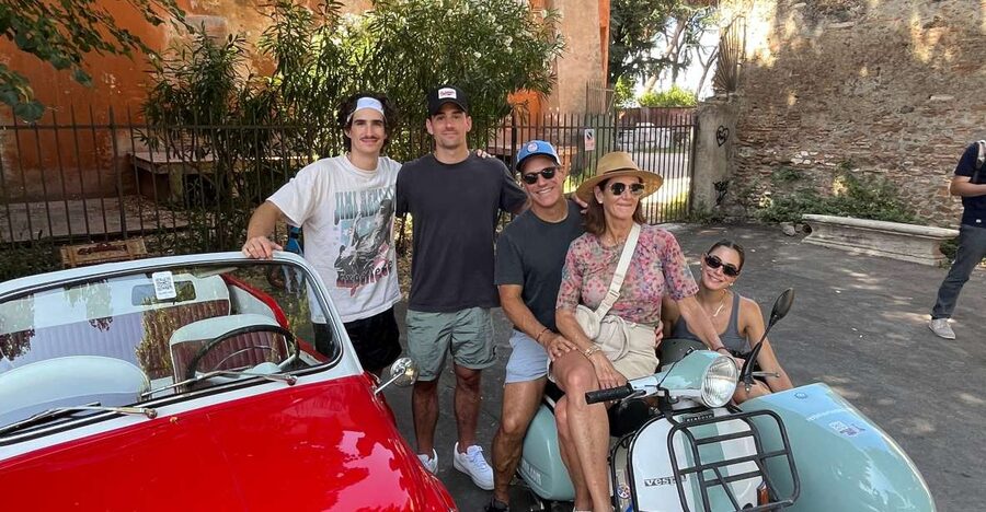 Rome: Evening Fiat 500 and Vespa Prosecco Tour - Pyramid of Cestius and Aventine Hill: Rome angles you may not find on your own