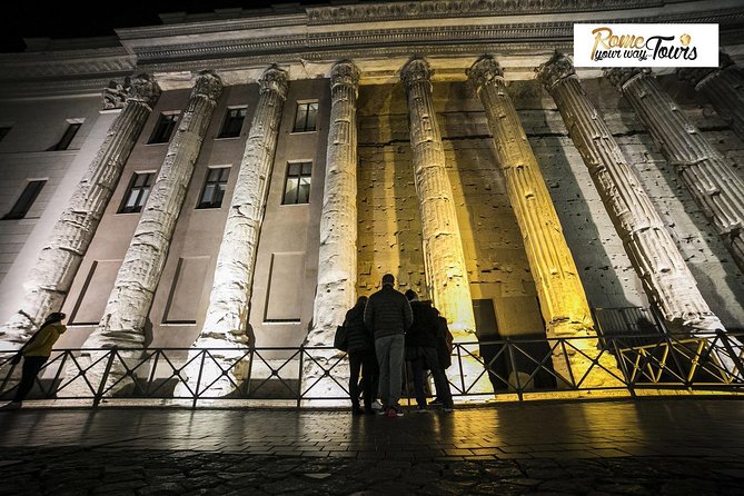 Rome Evening Panoramic Walking Tour Including Trevi Fountain and Spanish Steps - Trevi Fountain at night: biggest Baroque, classic coin ritual