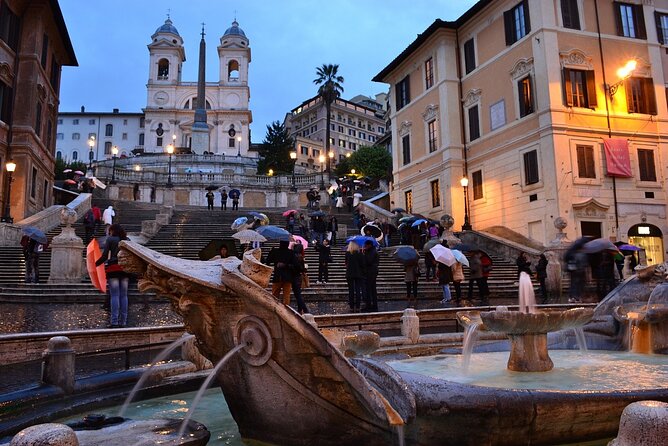 Rome Evening Panoramic Walking Tour Including Trevi Fountain and Spanish Steps - Pincio Terrace sunset viewing: the rooftop moment you’ll remember