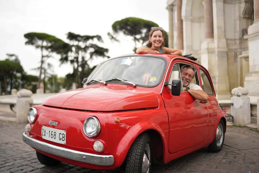 Rome: Fiat 500 Experience with Gelato and Photos - Car Size, Group Size, and Who This Fits Best