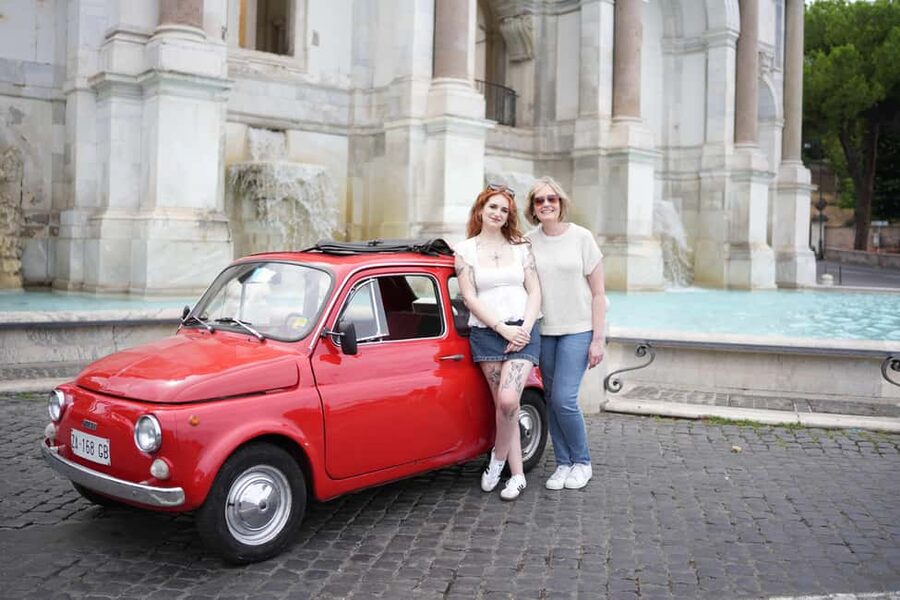 Rome: Fiat 500 Experience with Gelato and Photos - Trastevere and Castel Sant’Angelo Pass-By Moments