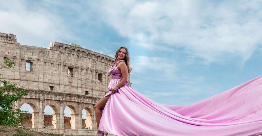 Rome: Flying Dress Professional Photoshoot - Timing rules that can affect your final results