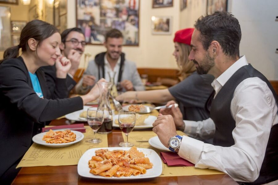 Rome: Food Tour and Wine Tasting in a Traditional Trattoria - Trastevere dinner: antipasto plus two first courses with two wines