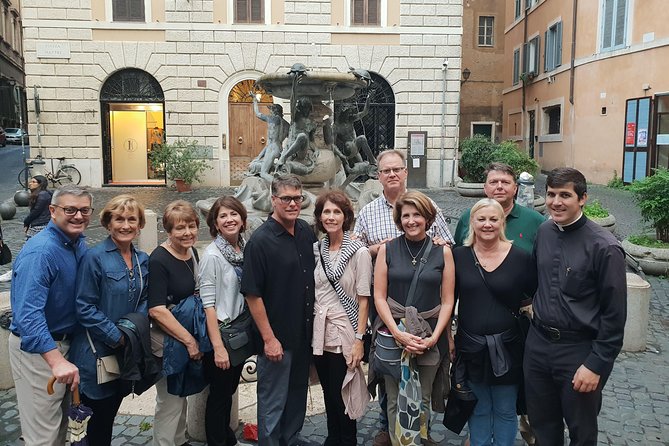 Rome Food Tour by Night in the Jewish Ghetto & Campo Marzio with Wine Tasting - Espresso at Basilica di Sant’Eustachio: the quick stop that sticks
