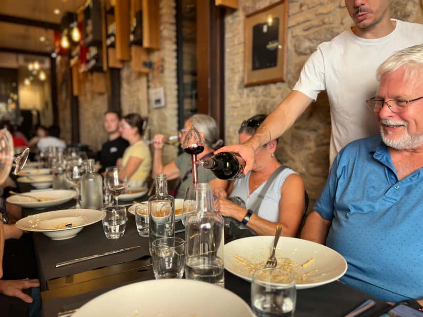 Rome: Food Tour with Unlimited Food and Barolo Wine - Roman street food stops: the part that makes Rome feel alive