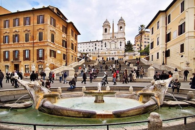 Rome Fountains & Squares Walking Tour–Small Group w/ Local Expert - Fontana della Barcaccia and the Spanish Steps: Barberini Symbols and Best Angles