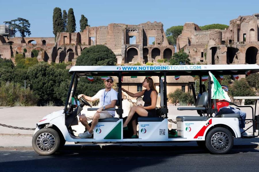 Rome: Fun Golf Cart Tour with Music and Gelato - Family-Friendly Pace, Photo Priorities, and Crowd Reality