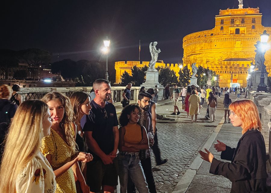 Rome: Ghostly Nighttime Walking Tour - Stop-by-stop: from Piazza Farnese to the bone chapel