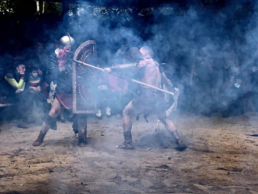 Rome: Gladiator Show and Museum Tickets - Entering the Museo storico del legionario romano before the show