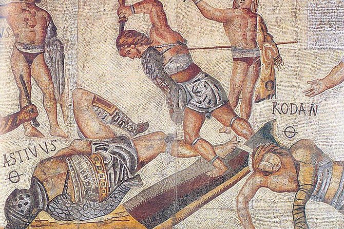 Rome Gladiator Show at Gruppo Storico Romano - Inside the arena: staged fights, dancing, and pantomime
