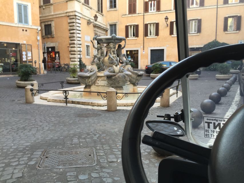 Rome Golf Cart Exclusive Private Tour - Mouth of Truth, Largo Argentina, and the Caesar-Era Stops