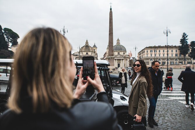 ROME: Golf-Cart Private Tour - Spanish Steps viewpoints that earn their photo time (Stop 2)